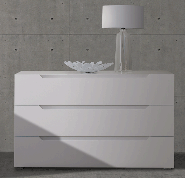 DESIGN CHEST OF DRAWERS WITH INTEGRATED HANDLES MATT